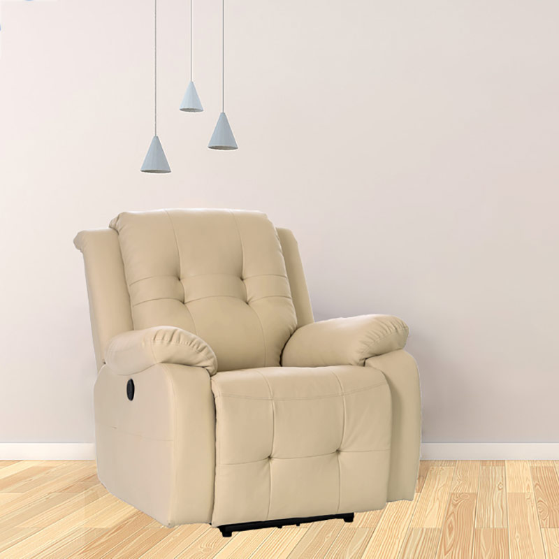 Silla reclinable ajustable manual de cuero PU 7175